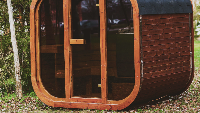 Mande Sauna MW12 ThermoWood for Your Perfect Backyard Retreat